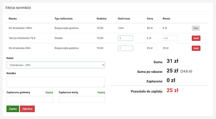 System sprzedażowy
